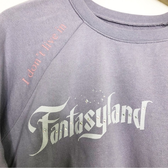 Disney parks, lavender fantasyland sweatshirt - Picture 4 of 10